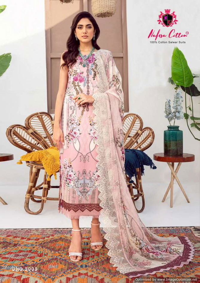 Andaaz Vol 5 By Nafisa Karachi Cotton Dress Material Wholesale Price In Surat
